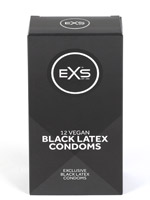 EXS - Black Latex Condoms - 12 St�ck