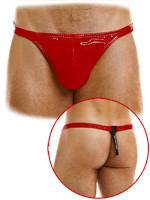 Pleasure Thong - Red Vinyl