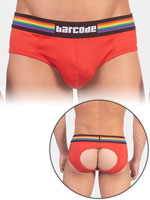 Backless Brief Pride - Rot