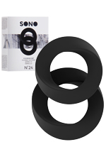Cockrings noirs torsad�s - SONO No.24