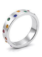 Heavy Caliber Cockring with Gems