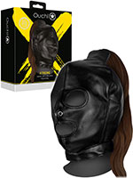 OUCH! Xtreme Mask Brown Ponytail