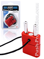 Push Xtreme Fetish - Double Inhaler with Magnetic Lock - Red