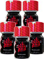 Poppers Rush Ultra Strong Black Label small x5