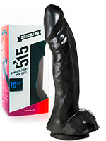 Gode de 26,7 cm (10.5 inch) noir � ventouse - Dildorama
