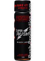 SUPER RUSH BLACK LABEL tall bottle
