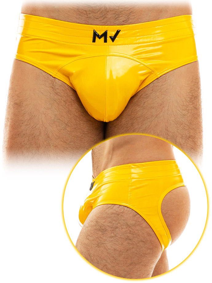 Slip Bottomless Viral Vinyl - Jaune