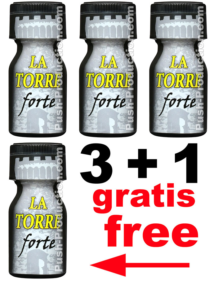 Poppers La Torre Forte 3+1 gratuit