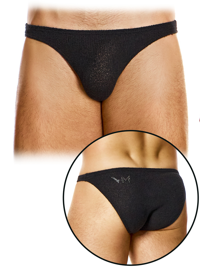 Slip D�collet� Purled - Noir