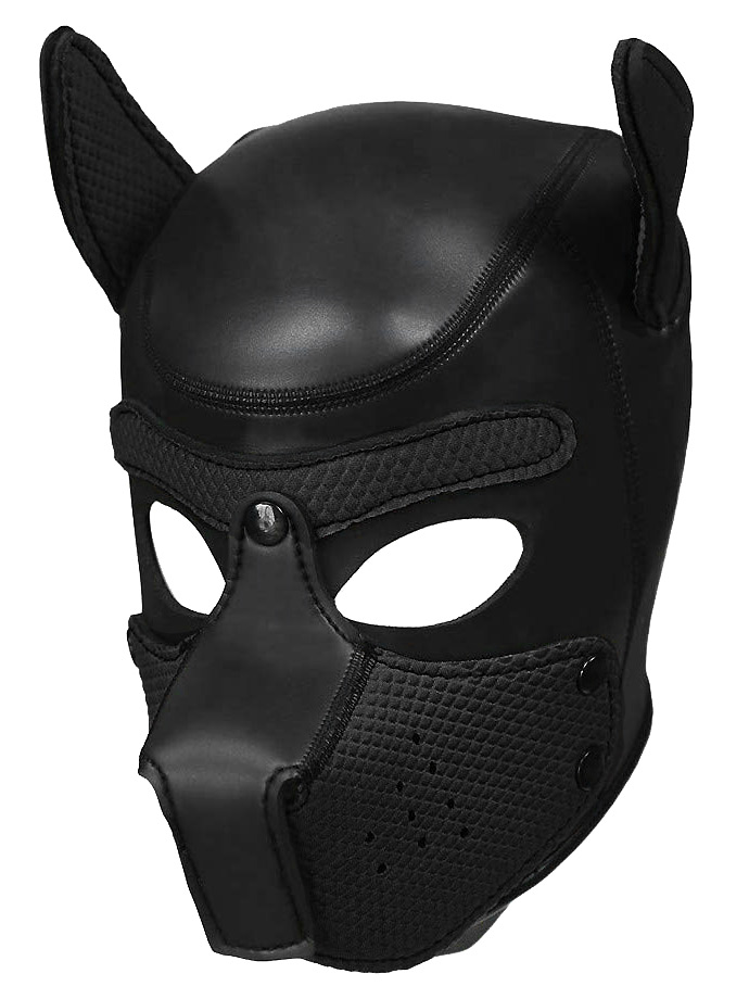 Puppy Play Dog Mask - Black