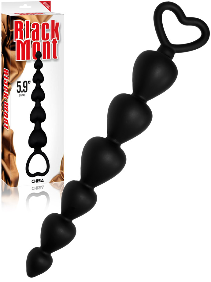 Anal Beads Black Mont Elite Lovers Beads