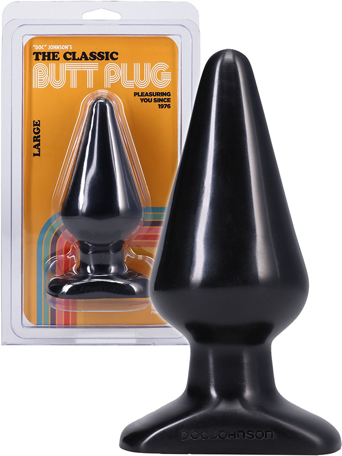 Plug anal noir Large - Doc Johnson
