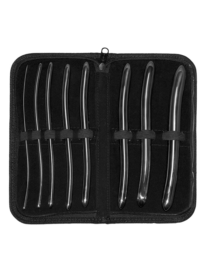 Set de dilateurs incurv�s en acier inoxydable