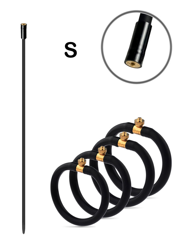 Electric Cock Rings + Dilator S for Electric Shocker