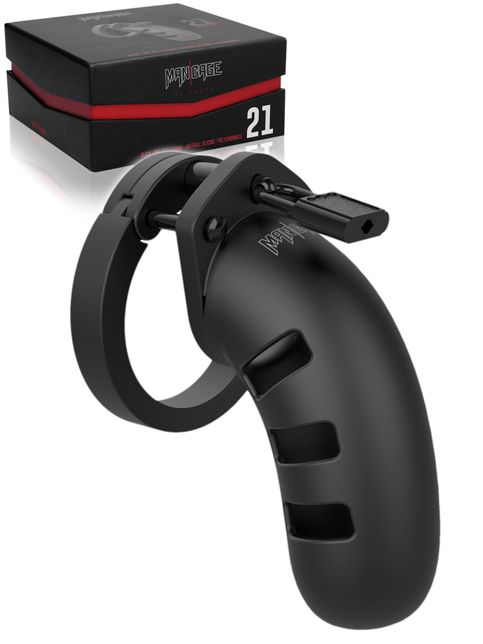 ManCage Cock Cage Model 21 Silicone - Noir
