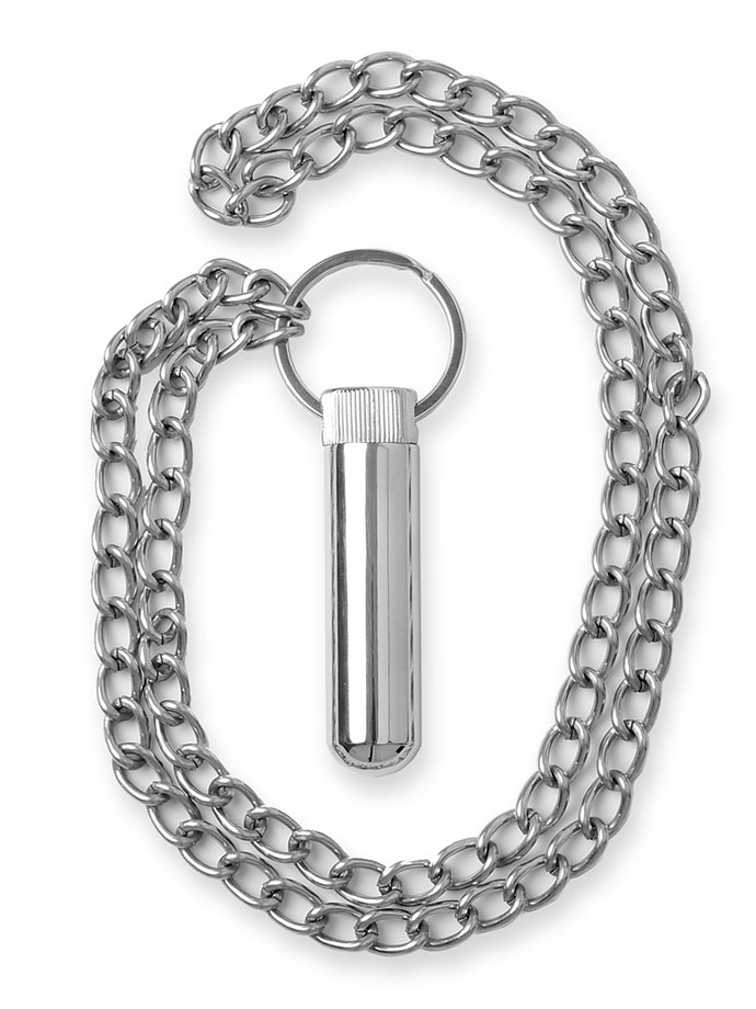 Poppers Amulet - Stainless Steel Inhaler avec Chaine