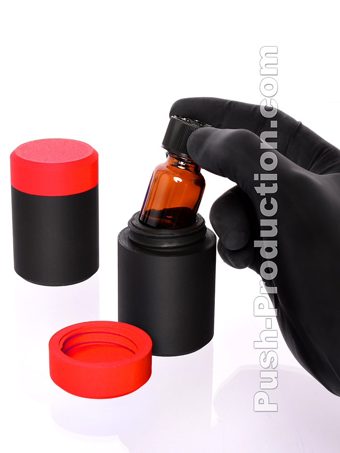 Poppers Keeper Small - Black/Red