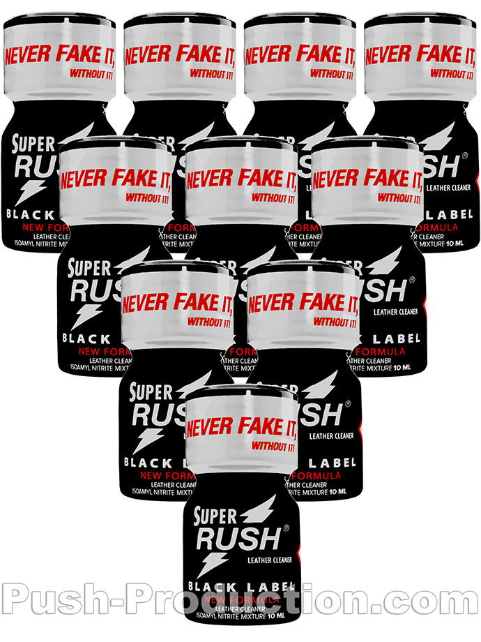 Poppers Super Rush Black Label small x10
