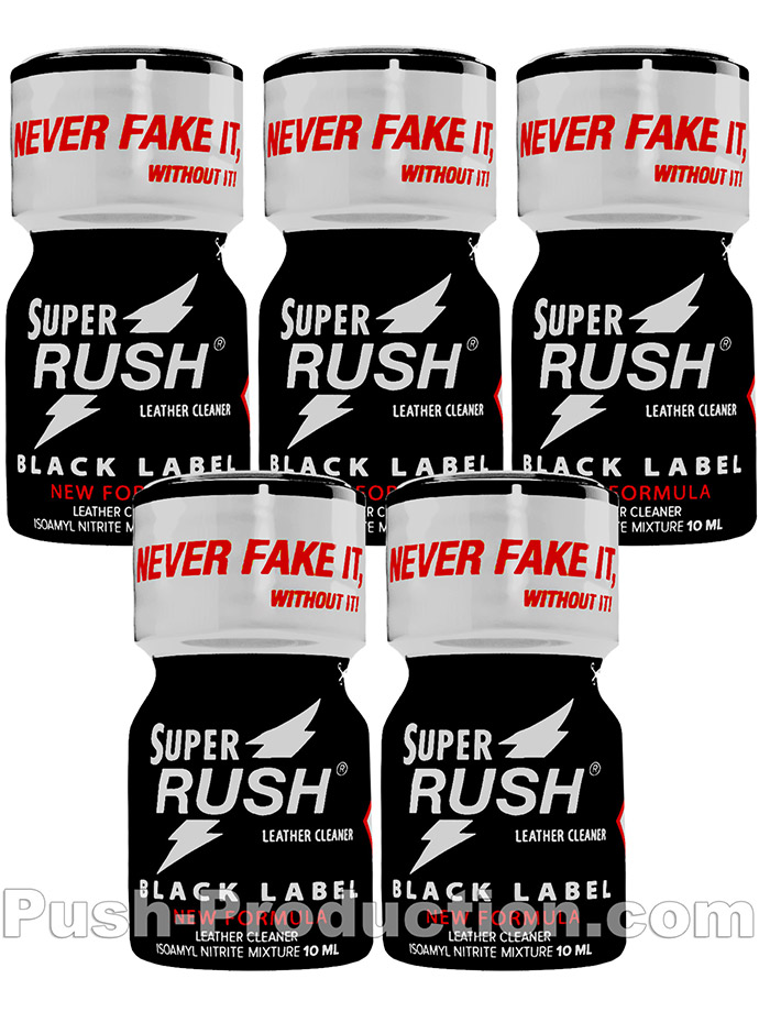Poppers Super Rush Black Label small x5
