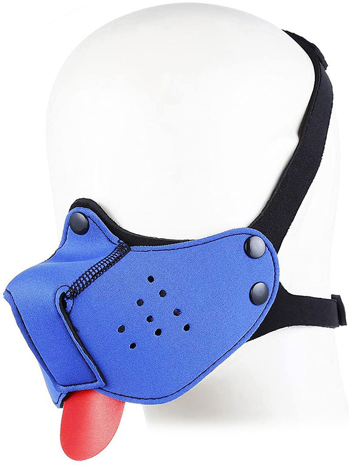 Puppy Play Neoprene Muzzle - Bleu