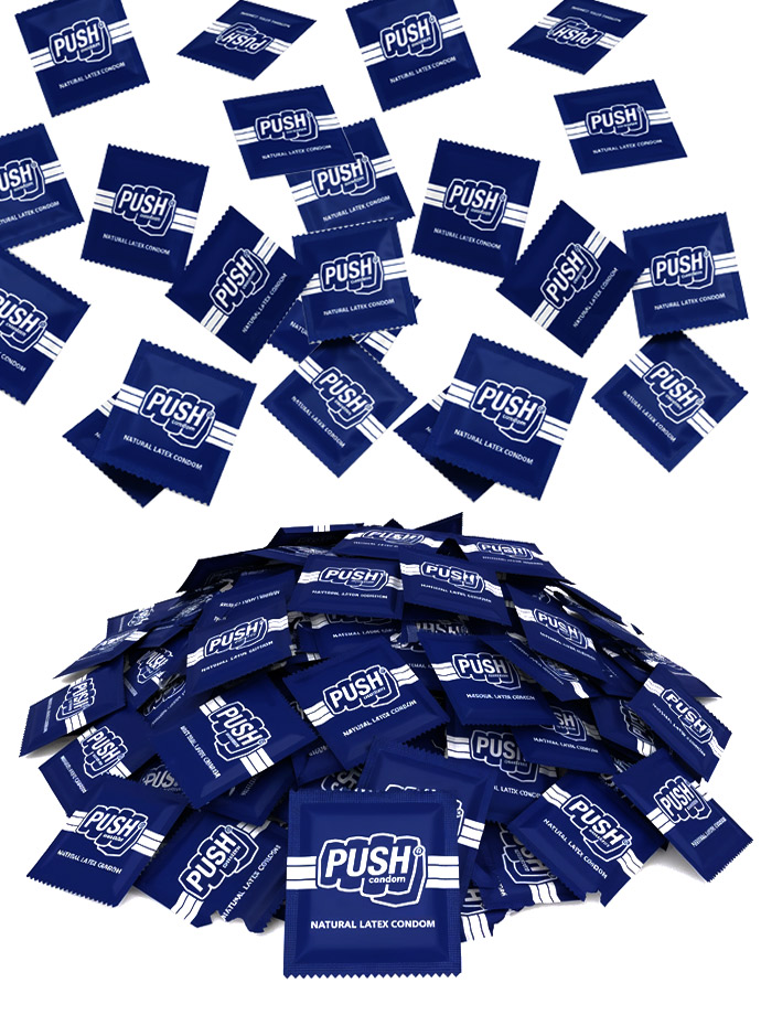 100 pieces of PUSH condoms