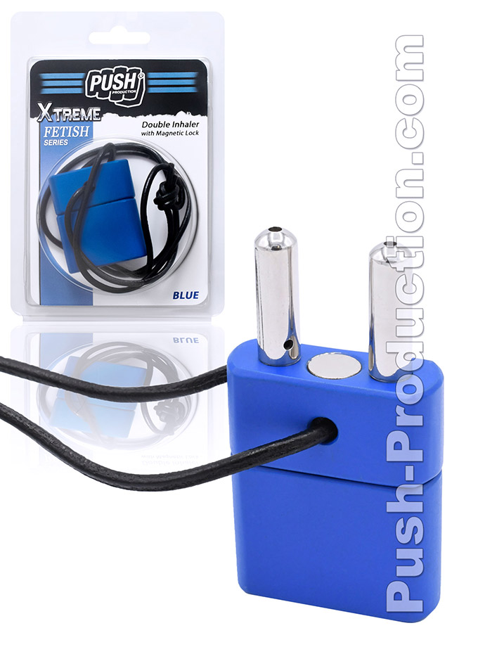 Push Xtreme Fetish - Double Inhalateur de poppers - Bleu
