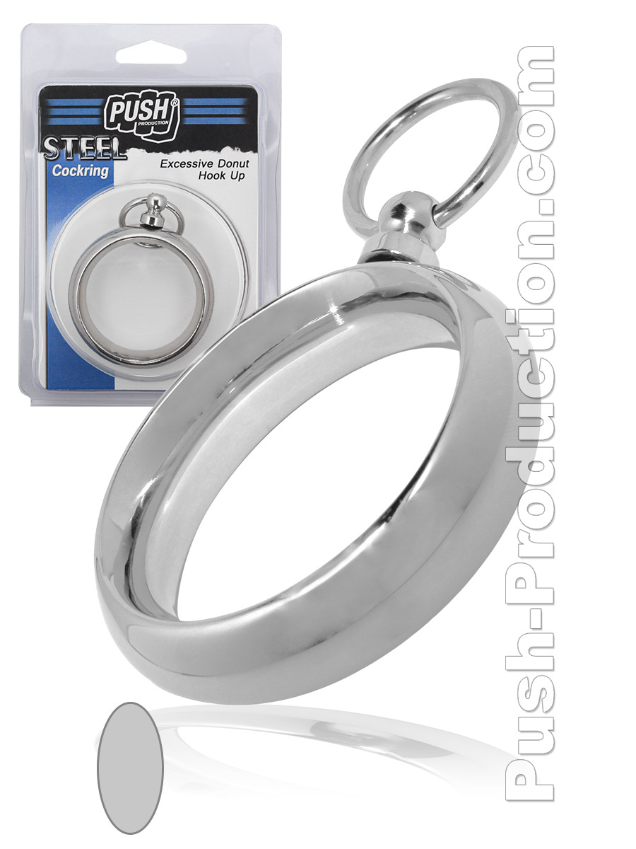 Push Steel - Cockring Excessive Donut Hook Up