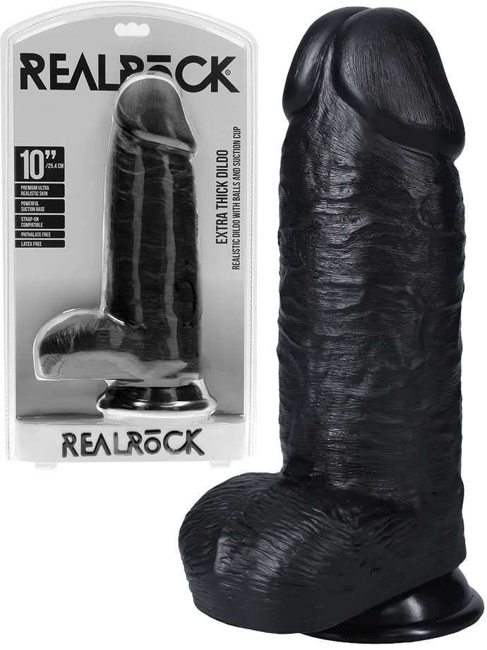 RealRock - Dildo 10 inch - Extra Thick