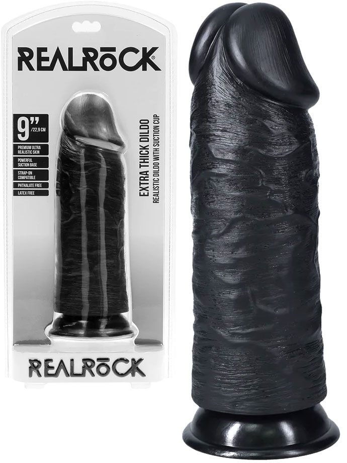 RealRock - Dildo 9 inch - Extra Thick