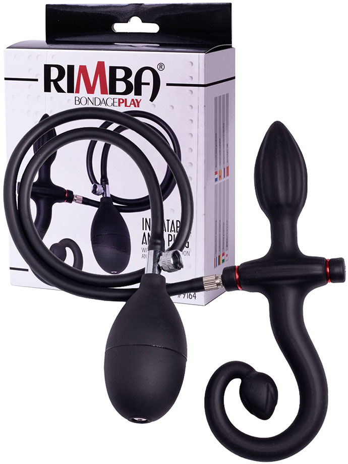 Inflatable Dog Tail Anal Plug avec Double Ballon