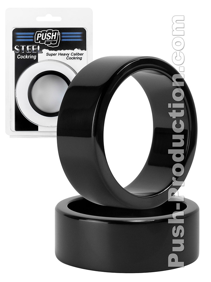 Push Steel - Cockring Super Heavy Caliber Black