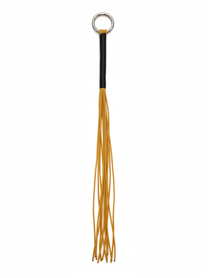 Rubber Flogger with 12 Strings - Yellow