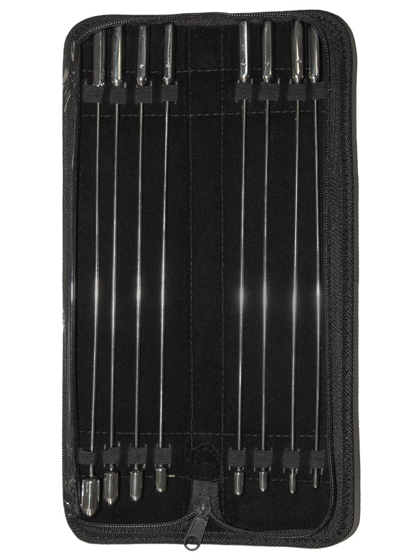 Edelstahl Penisst�be Set mit Bullet Spitze 8 St�ck