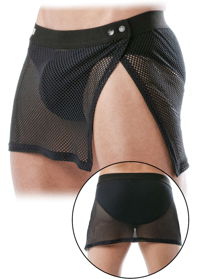 Skirt Circuit Mesh - Noir