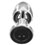 The Glider Vibrating Metal Buttplug Large