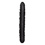 Veined Double Dong 12 inch - Schwarz