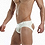 Jockstrap Leather Bottomless - Blanc