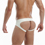 Jockstrap Leather Bottomless - Blanc