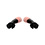 FISTIT Latex Short Gloves - Gants noirs