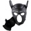 Puppy Play Hundemaske - Schwarz/Grau