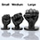 All Black Fist Plug 94 - Large