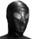 Fetish Hood mit Augenl�chern - Schwarz