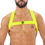 Harnais Fetish Elastic - Jaune n�on