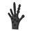 FISTIT Silicone Stimulation Glove - Gant noir