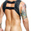 DNGEON Croptop Cockring Harness - Schwarz