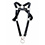 DNGEON Cross Cockring Harness - Noir