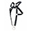 DNGEON Cross Cockring Harness - Noir