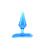 Anal Plug MisSweet Gun Drops - Blau
