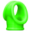 OUCH! Glow in the Dark - Cock Ring & Ball Strap