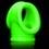 OUCH! Glow in the Dark - Cock Ring & Ball Strap